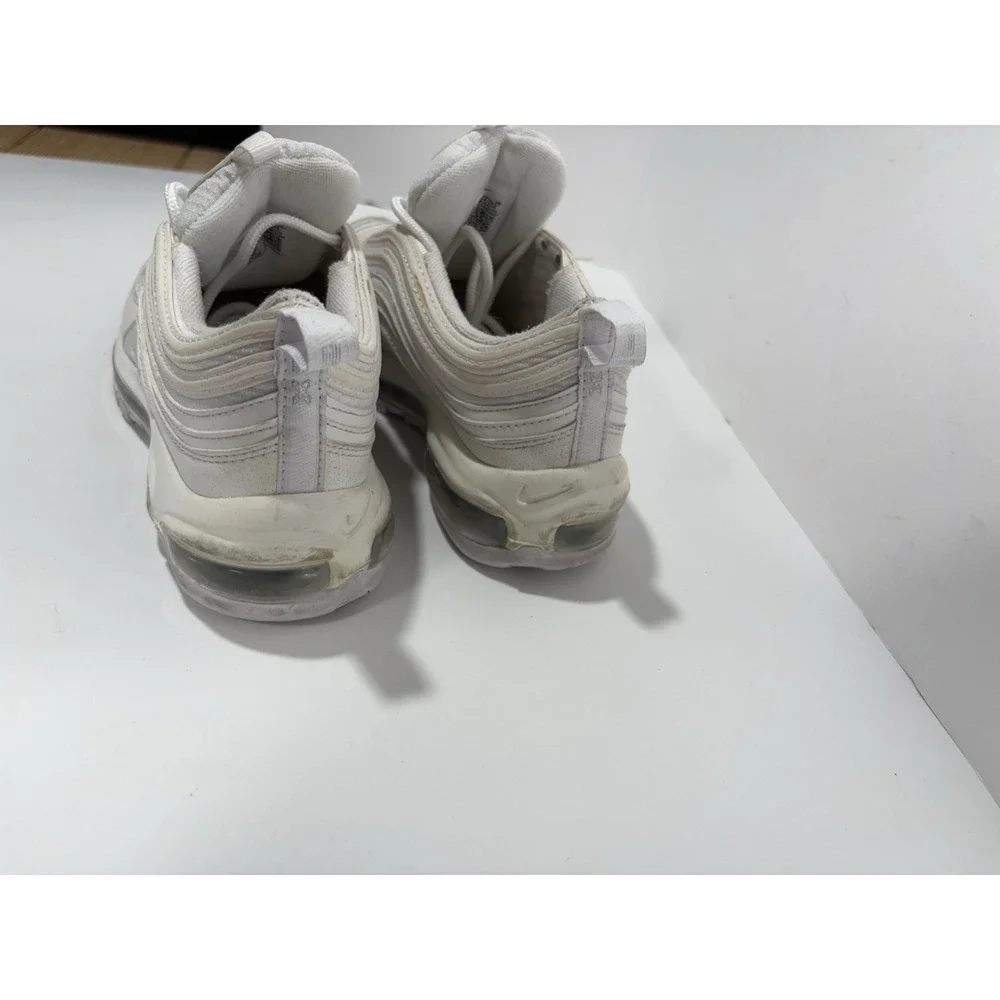 Nike Air Max 97 (GS) Big Kids' 4 Y Shoes White-Metallic Silver‎ 921522-104 Shoes